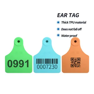 REET026 Waterproof animal tags horse sheep cattle and pig ear tags