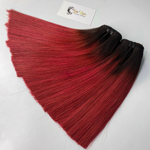 Extensiones de cabello Remy vietnamita al por mayor, 100%, alineada cutícula, hueso sin procesar, Sol recto para ondas 1B, profundo y suelto - Product Image 2