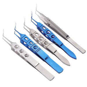 Pinzas de Microcirugía Oftálmica Manuales Reutilizables, Instrumento de Cirugía Ocular para Capsulorrexis, Herramienta de Oftalmología de Precisión, CE ISO - Product Image 3