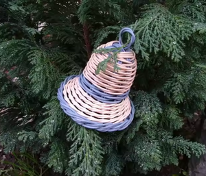 Christmas <b>Easter</b> Festival Holiday Decor Natural Rattan Hand-crafted Bell Noel Tree Hanging <b>Ornaments</b> and Wicker Gift - Product Image 5