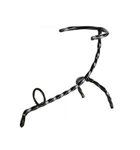 Corne Viking support en métal support support Excellente qualité Poli Corne à boire support en métal revêtement de couleur noire - Product Image 6