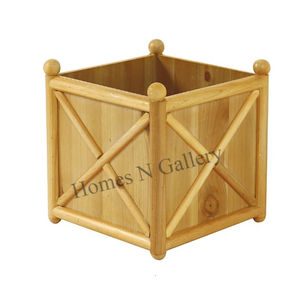 Jarrón de madera decorativo de jardín al aire libre personalizado de alta calidad Acabado increíble a bajo precio en la India - Product Image 3