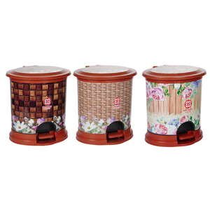 Prix bon marché 8008 grande poubelle ovale à pédale en matière plastique Pp poubelle extérieure à pédale fabricant - Product Image 3