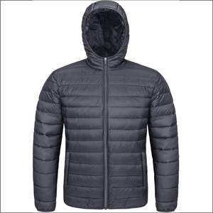 High Quality Lightweight Canvas Winter Puffer <b>Jacket</b> for Men Customizable Oversized Hooded Baggy <b>Quilted</b> Design Stand <b>Pattern</b> - Product Image 1