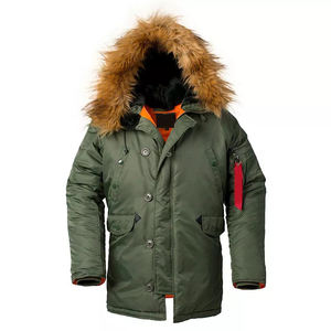 Veste parka classique confortable pour homme avec col montant, personnalisable, nouvelle veste d'hiver haut de gamme - Product Image 4
