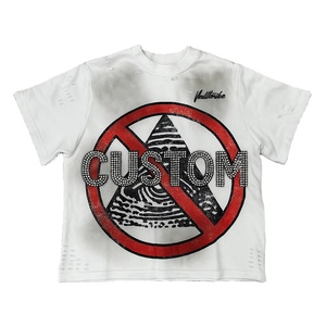 เสื้อยืดพิมพ์ลาย DTG เสื้อยืดลายกราฟิกขนาดใหญ่ของผู้ชายโอเวอร์ไซส์ใหญ่พิเศษออกแบบได้ตามที่ต้องการ - Product Image 3