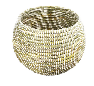 Kaisa Handmade Eco-Friendly <b>Laundry</b> Storage <b>Basket</b> <b>Seagrass</b> Belly <b>Basket</b> for Eco-Conscious Households Woven <b>Seagrass</b> Design - Product Image 3