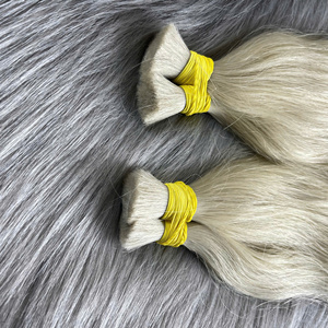 Meilleure vente 100% extensions de cheveux humains vietnamiens bruts de haute qualité en vrac non transformés vague naturelle Double Top 1 Style - Product Image 2