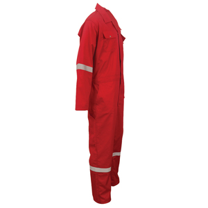 Traje de Trabajo de Algodón para Hombre, Traje de Protección Resistente a las Llamas, Cinta Reflectante, Ropa de Trabajo Protectora para el Sector Industrial, por HI - Product Image 6