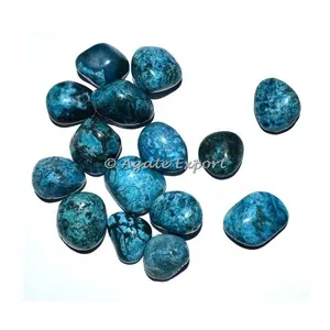 Trending Indian Natural Polished Tree Agate Dyed Turquoise Tumbled Stones mixed dyed Chakra Stones Rune Tumbled Stones