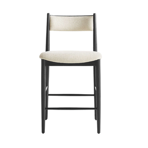 Taburete de mostrador con tela de rendimiento Silla de madera multiusos fabricada en Vietnam para el mercado global - Product Image 1