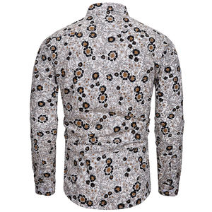 Breathable And Quick Dry Long Sleeve <b>Dress</b> <b>men's</b> shirts New Style Custom Sublimation <b>Men</b> <b>Dress</b> Shirt with Button Collar - Product Image 2