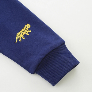 Sudaderas para Niños con Logotipo Personalizado, 100% Algodón, Nueva Felpa, Estampado Sólido, Ropa para Bebés y Niños, Teñido Liso, Invierno - Product Image 3