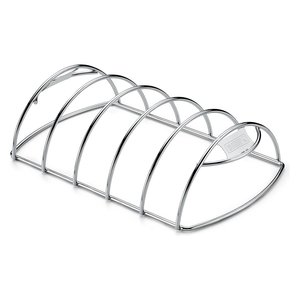 Soporte de Cocina Cromado Pulido para Parrilla de Acero Inoxidable 6605, Medidas 33.5x20.3x8.9cm - Product Image 1