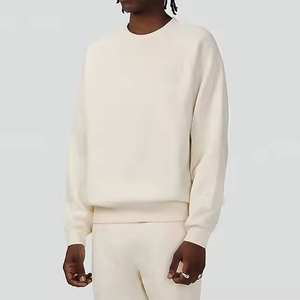 Custom Top Quality Men Printing Cotton French Terry Fabric Oversized Logo Tracksuit <b>Crewneck</b> Pullover 3D Embroidery Sweatshirt - Product Image 1