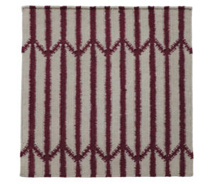 Alfombra Dhurrie Moderna y Ecológica de Lana, Tejida a Mano con Hilo Fino, Diseño Plano y Delgado en Color Beige Marrón con Rayas Geométricas para Hogar, Oficina o Pasillo - Product Image 1