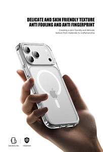 Amor Sport Étui de protection magnétique anti-empreintes digitales anti-rayures mince transparent dur PC antichoc pour 17 Plus Handodo - Product Image 5