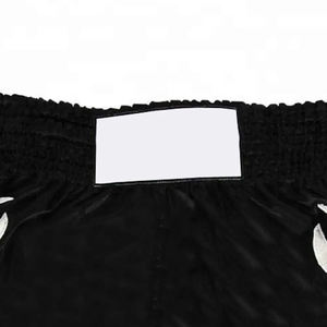 Pantalones Cortos de Muay Thai de Poliéster 100% de Alta Calidad OEM, Marca MELSFIT SPORTS, Personalizables con Logotipo, Parches de Boxeo, Cintura Elástica Informal para Hombre - Product Image 4