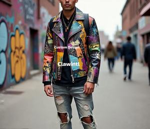 Chaquetas Bomber de Cuero Artesanal para Invierno, Representan a los Diseñadores de Moda Premium que Suministran Chaquetas de Cuero de Grado de Diseñador para un Estilo de Lujo - Product Image 1