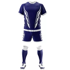 Uniforme de Rugby Sublimado, Ropa de Fútbol Personalizada de Poliéster 100%, Transpirable, Secado Rápido y Duradero, Absorbe La Humedad - Product Image 1