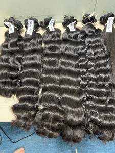 Cheveux bruts vietnamiens vendeurs de cheveux naturels ondulés vierges non traités, cheveux humains à cuticules alignées - Product Image 4