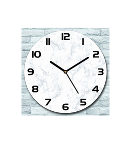 Horloge murale moderne en pierre de marbre véritable Horloge suspendue en pierre de conception personnalisée et produit de la meilleure qualité pour toute utilisation - Product Image 1