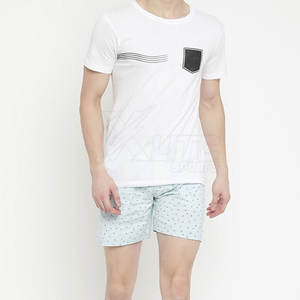 กางเกงขาสั้นผู้ชายผ้าคอตตอนผสมสวมใส่สบาย ระบายอากาศได้ดี แห้งเร็ว เหมาะสำหรับกิจกรรมในวันที่อากาศอบอุ่น - Product Image 4