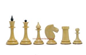 Juego de Ajedrez de madera soviético Piezas personalizables sin tablero para juego de mesa Ideal para jugar al ajedrez - Product Image 2