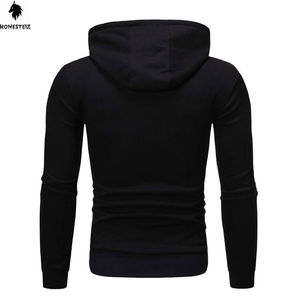 เสื้อสวมหัวแบบลำลองสำหรับผู้ชายไซส์ XL เสื้อมีฮู้ดพิมพ์ลายนูนดิจิตัลลาย100% ผ้าฝ้ายขายดีมาใหม่ - Product Image 2