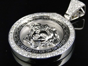 Customize Luxury Circle Design Moissanite Diamond <b>Studded</b> In S925 Silver Iced Out Hip Hop Pendant Jewelry <b>For</b> <b>Men</b> - Product Image 2