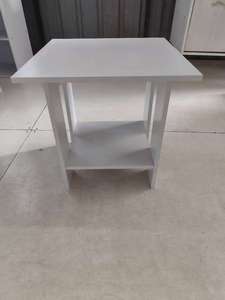 Modern 2014 Multi Use 2 Tier Storage <b>Side</b> <b>Table</b> Wood Accent End Stand Compact Nightstand Console Coffee <b>Table</b> Organizer - Product Image 6