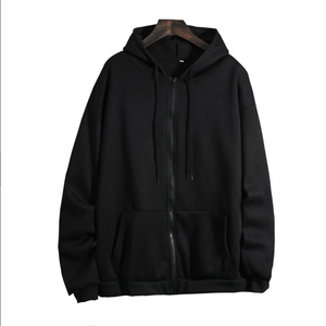 Sweats à capuche premium en gros, entièrement zippés, fabriqués en coton peigné doux, avec poignets et ceinture côtelés, parfaits pour l'impression - Product Image 1