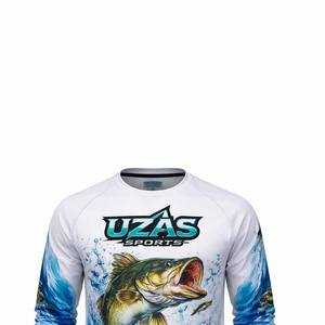 Servicio OEM, Jersey de Pesca Personalizado Ligero, 100% Algodón, UPF 50, Antibacteriano, Último Diseño, Impresión por Transferencia de Calor - Product Image 2
