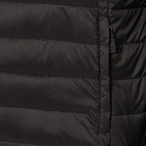 Blouson d'hiver matelassé noir personnalisé pour homme avec fermeture éclair, blouson matelassé de haute qualité pour homme - Product Image 6