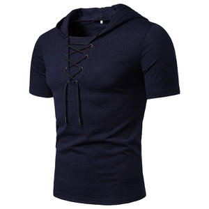 T-shirt de sport pour homme à séchage rapide avec logo personnalisé, tricoté, pour la course et la gym, avec logo avant, marque propre - Product Image 3