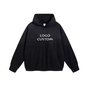 Sudadera con capucha sólida Vintage de peso pesado de gran tamaño de alta calidad en blanco 100% algodón transpirable Sun Faded Acid Ashed - Product Image 1