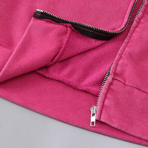 Unisex Pana 100% Algodón Sólido Invierno Oversize Grueso Pull Over Sudadera con capucha Logotipo frontal Cuello con capucha Hombres Mujeres - Product Image 3