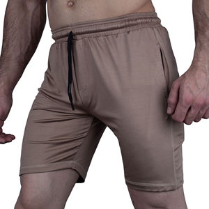 Pantalones Cortos Deportivos Ligeros de Verano de 5 Pulgadas con Cordón y Cintura Elástica de Secado Rápido para Playa, Gimnasio, Entrenamiento, Correr, Color Sólido - Product Image 2