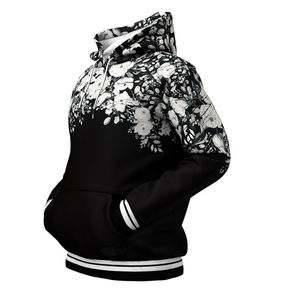 Sudadera con Capucha Personalizada con Logotipo OEM, Felpa Francesa de Algodón, Estilo Vintage, Degradado Desgastado, Lavado Ácido, Sudadera con Capucha Sublimada - Product Image 5