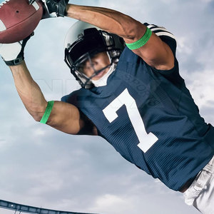 Bandes de biceps de football américain léger en gros coton et polyester de haute qualité impression personnalisée haute visibilité durabilité - Product Image 5