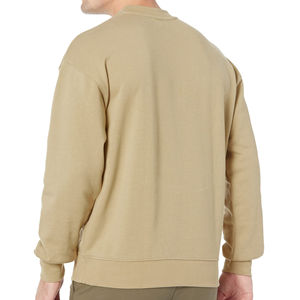 Haute qualité hommes coton noir col rond en détresse sweats à capuche unisexe personnalisé bouffée impression concepteur col montant sweat pour hommes - Product Image 6