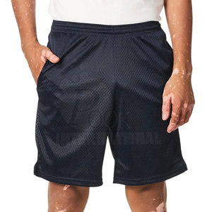 New Style Men Mesh Shorts Solid Color Shorts For <b>Sale</b> Running Mesh Shorts Made In Pakistan - Product Image 3