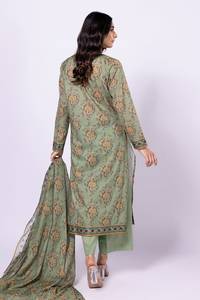 Trajes de césped con estampado pakistaní, ropa Regular de algodón cosido, pantalón Shalwar Kameez, vestido Dupatta, trajes paquistaníes para césped de mujer - Product Image 5