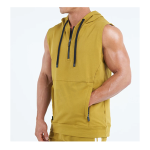 เสื้อแขนกุดมีฮู้ด,เสื้อแขนกุดสำหรับออกกำลังกายฟิตเนส - Product Image 6