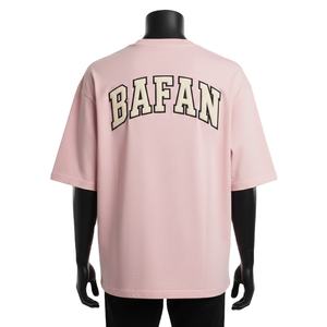 Camiseta Premium para Hombre, Corte Cuadrado, con Apliques Suaves y Logotipo Bordado, Estilo Urbano, 100% Algodón, Ajuste Holgado, Estampada - Product Image 2