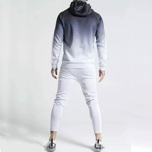 Chándales personalizados de alta calidad para hombres Chándal de hombre con combinación de colores ajustados a la moda para ropa de entrenamiento Spandex - Product Image 3