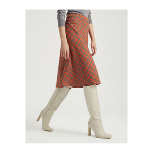 BGN Women'<b>s</b> Patterned Knitted Midi <b>Skirt</b> Viscose Blend Turkey - Product Image 5