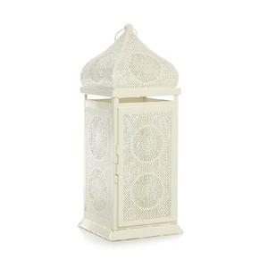 Courtyard Home Decorative Metal <b>Glass</b> <b>Lanterns</b> Nordic Creative Personality Fashion Light Luxury Nickel Plated For Garden Caffey - Product Image 6