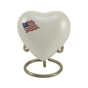 โกศทองเหลืองพร้อมกล่องกำมะหยี่ของที่ระลึกงานแกะสลักรูปหัวใจทำจากทองเหลืองโลหะสำหรับงานศพเด็ก - Product Image 5