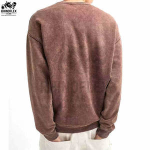 Sudadera con Lavado Ácido de Primera Calidad a Precio Razonable para Hombre, Básica, Mezcla de Algodón, Último Estilo, Nueva Llegada - Product Image 2
